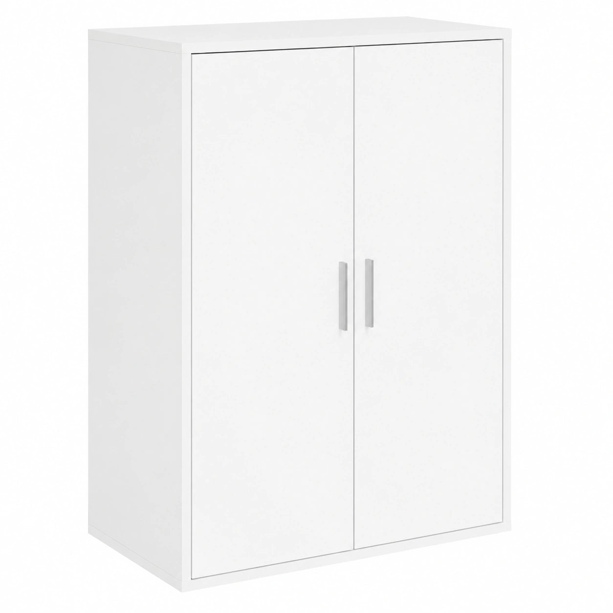 Moderner Sideboard aus Holzwerkstoff, Weiß - Vielseitige Aufbewahrungslösung für Wohnzimmer, Küche und Flur