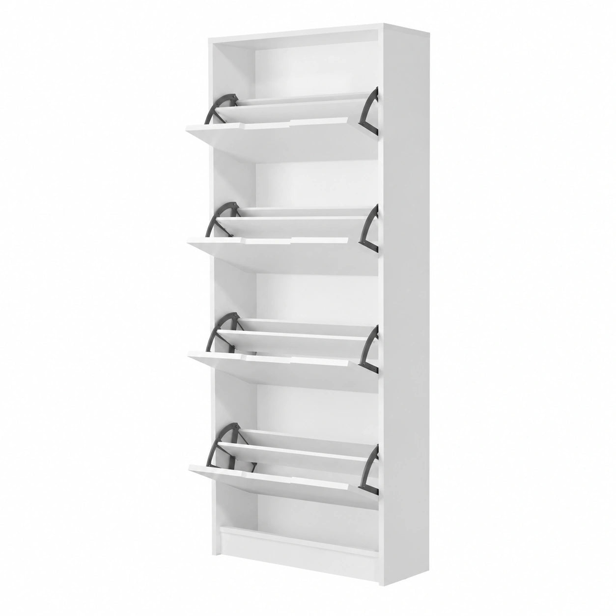 Vicco Schuhschrank Luca, Weiß, 5 Fächer, 59 x 169 cm, passend zur Luca-Serie