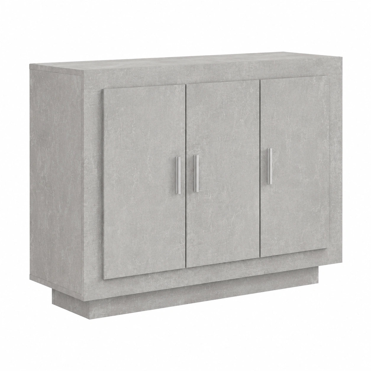 vidaXL Mehrzweck-Kommode aus Holzwerkstoff, Betongrau, 92x35x75cm