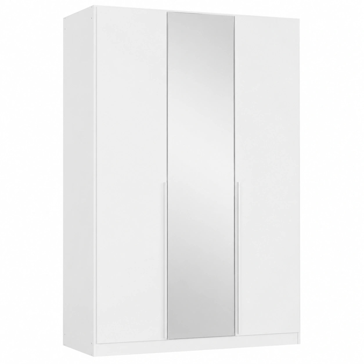 Rauch Möbel Kleiderschrank Alabama, 3-türig mit Spiegel, Weiß, 136 cm, für Schlafzimmer & Co.