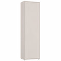 Moderne Garderobenschrank aus Holz in Kaschmir Beige mit Kleiderstange