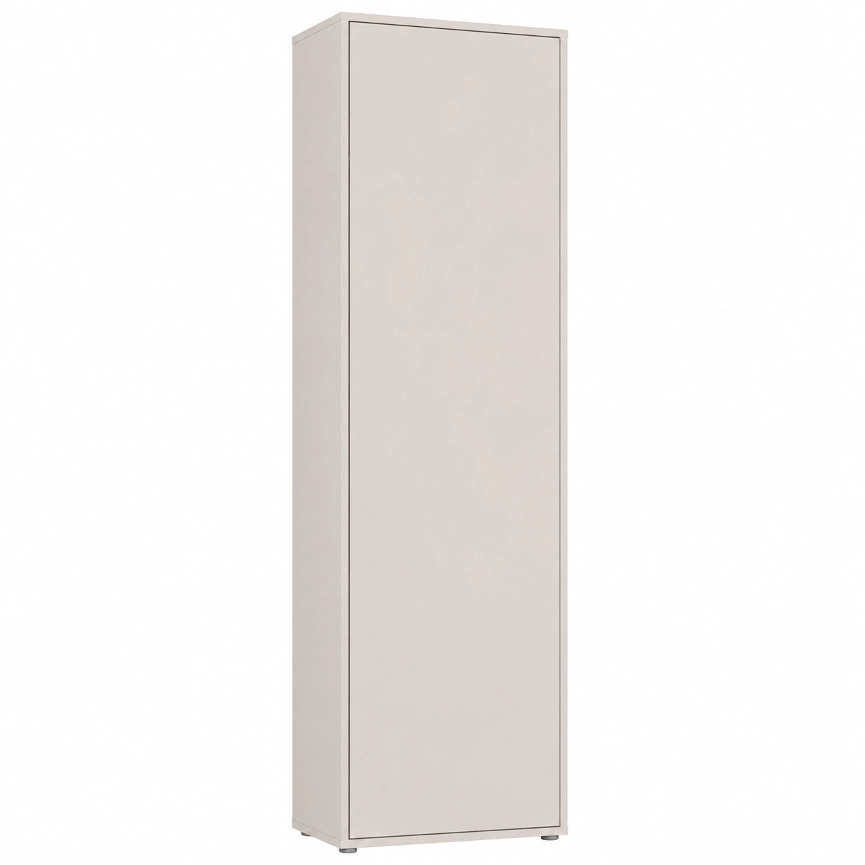 Moderne Garderobenschrank aus Holz in Kaschmir Beige mit Kleiderstange