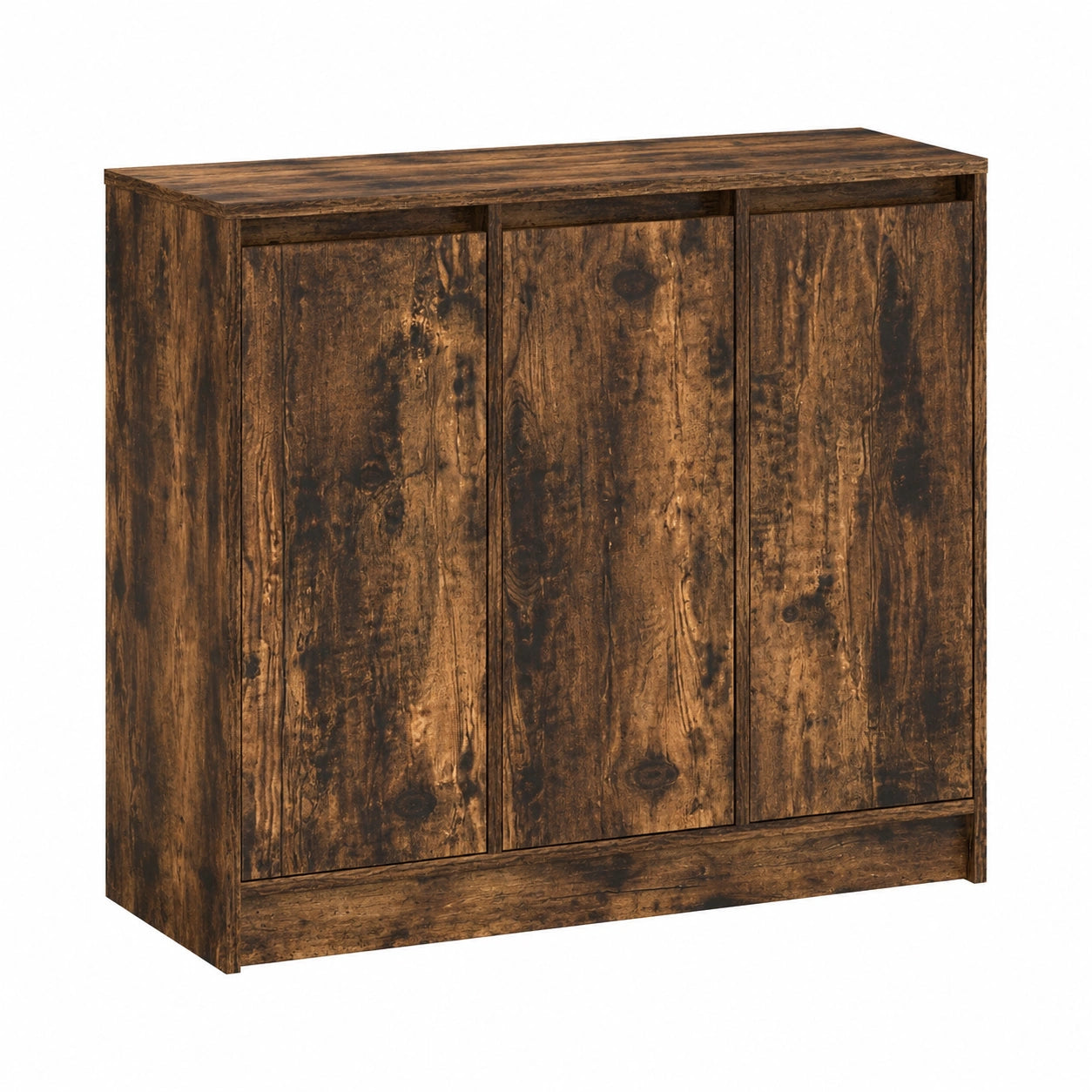 Moderner Sideboard aus Räuchereiche 85x34x76 cm für Wohnzimmer und Küche