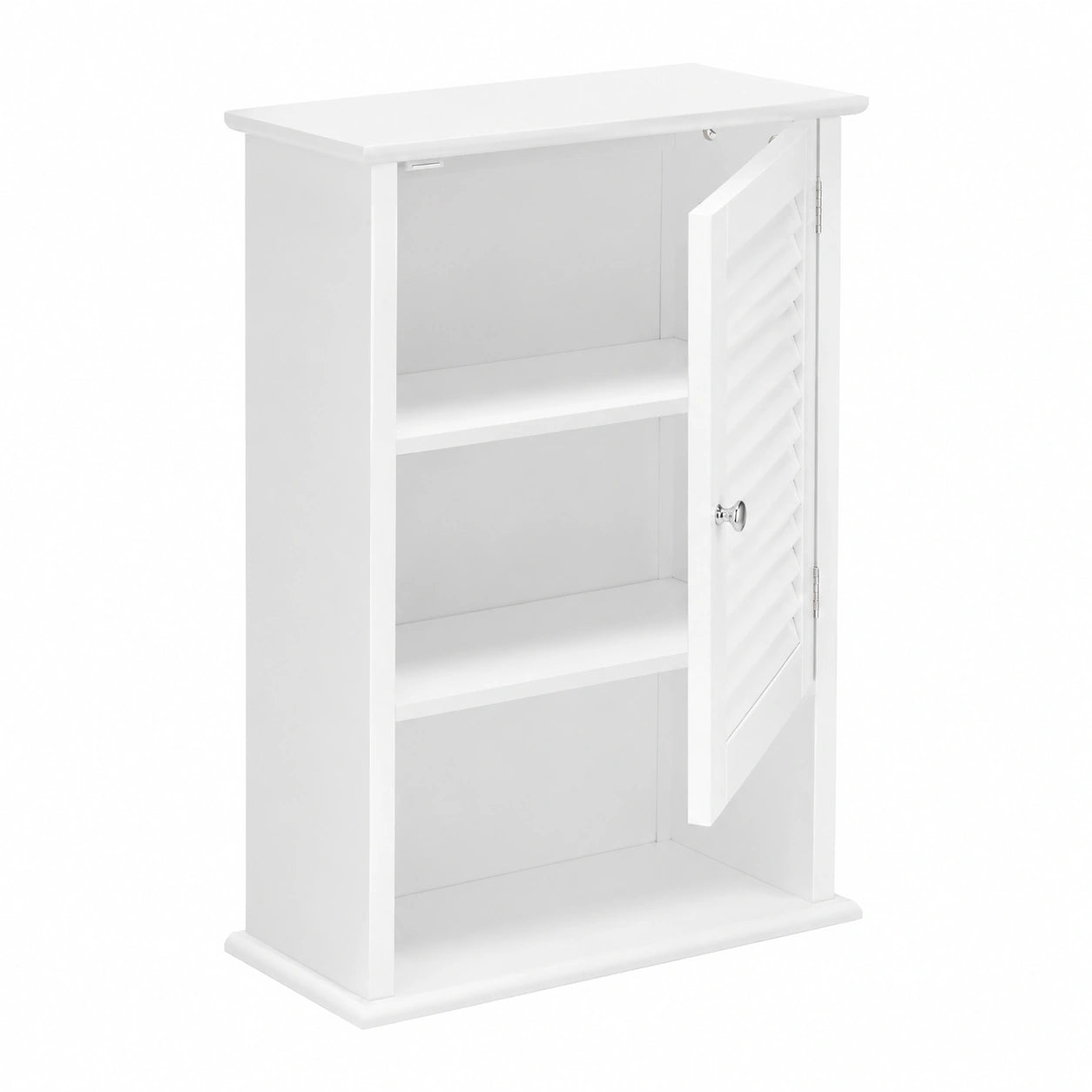 Weißer Relaxdays Badezimmerschrank mit Stauraum, HBT 70x42x16,5 cm